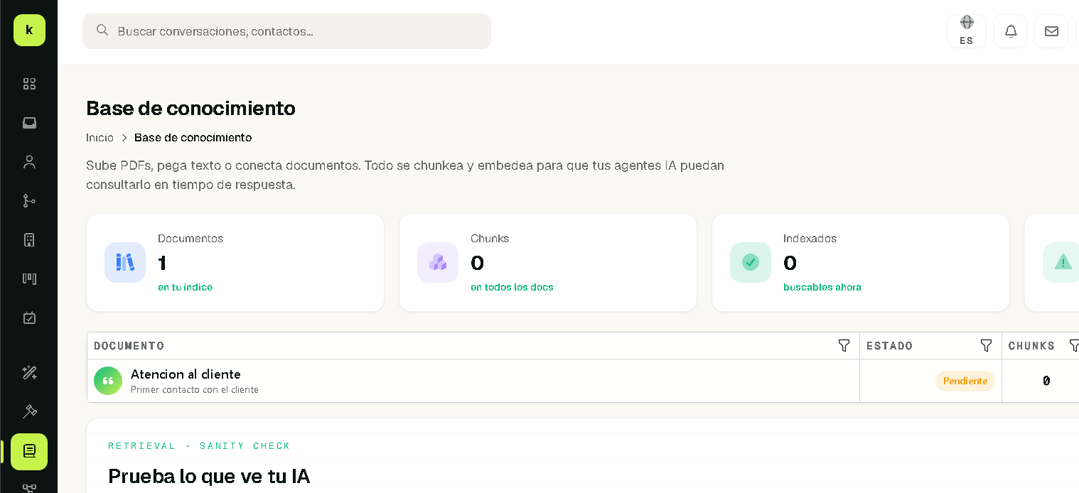 Base de conocimiento